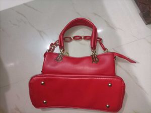 Red Leather Purse