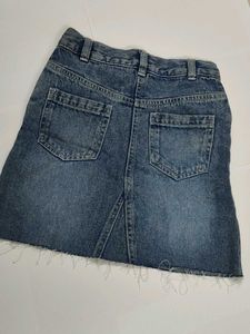 Denim Mini Skirt