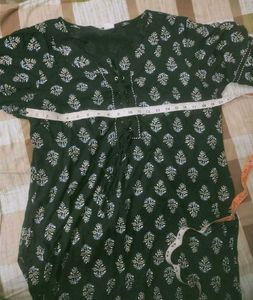 Black And White Kurta Set