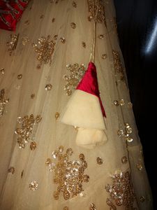 NEW!Red-Cream stunning lenhga