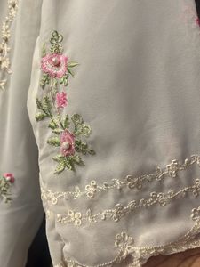 Elegant Embroidered Kurta Set Pant Not Available