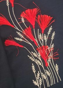 Crimson Bloom Top