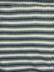 Stripes that pop! chic blue &amp; green tank