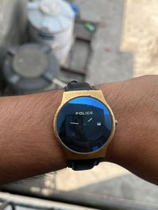 Police Slim Two Hand Watch