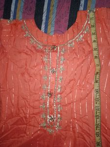 Medium Peach Shraraa Set