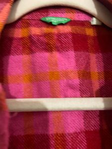 United Colours of Benetton Plaid Flannel Shirt