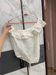 White Off Shoulder Top