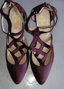 Burgundy Heels