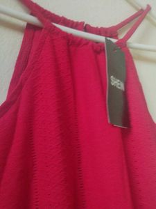 Shein Red Halter Top