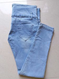 High Waisted Denim Jeans