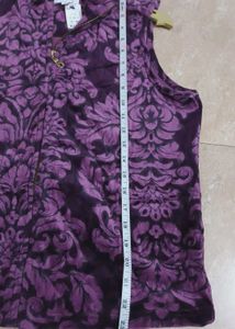 Velvet Winter Top...sizec38 To 40 Fit