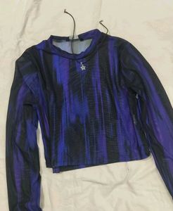 Sheer crop Top