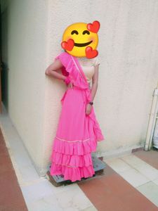 Beautiful Pink Flir Saree 💓