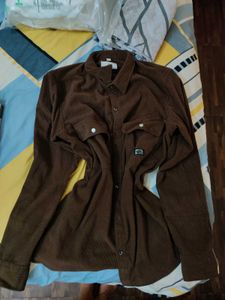 Brown Corduroy Shirt