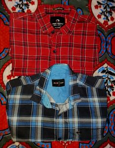 Red & Blue Shirt.