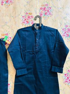 🇳🇿💫💗Boys&#39; Navy Blue Kurta Set