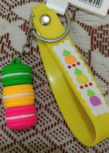 Burger Keyring
