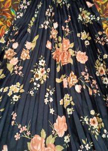 Floral Print Ethnic Skirt