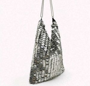 ZARA Limited Edition Silver Beaded Bag