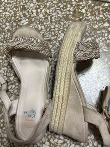 Braided Strap Heeled Sandals