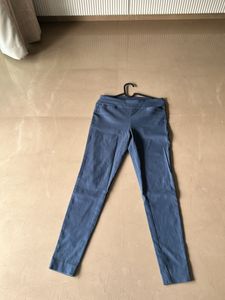 Blue Pull-On Pants
