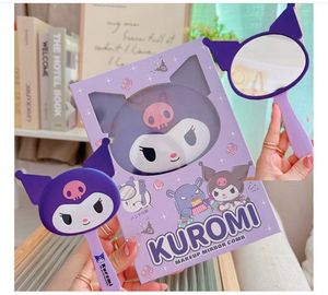 Kuromi Mirror With Comb Set - Purple