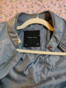 Original Zara Bomber Jacket Slightly Collar Defect