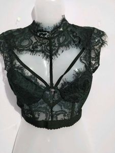 DAMN SEXY BLACK LACE CORSET