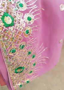 Beautiful Party Wear Saree With Blouse