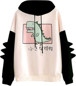 Cute Dinosaur Print Hoodie