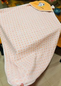 Baby Hooded Towel And Free 1 Urine Mat