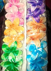 Floral Flower Hair Clips (12)