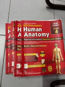 BD Chaurasia's Human Anatomy Set