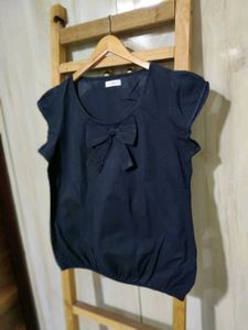 Black Cotton Top Size-36
