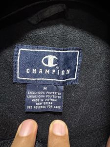 Champion Classic Vintage Zipup Black Fleece