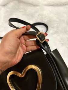 Heart Detail Sling Bag