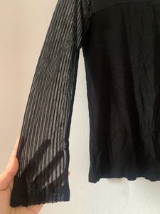 Sheer Shein Black Top