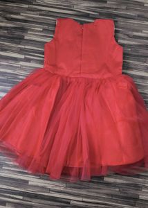 Red &amp; White Party Dress 2-3 years Baby girl