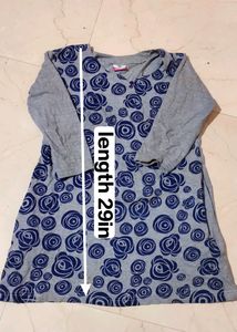 Grey Long Top
