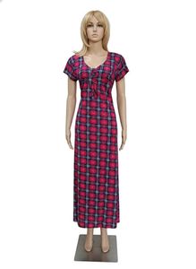 Red Plaid nighty - M size