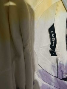 Tie-Dye Graphic Print Tee