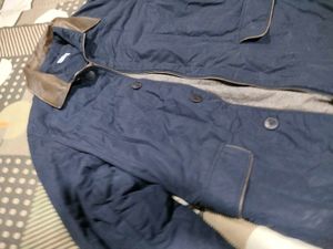 Navy Blue Jacket Winter Korean