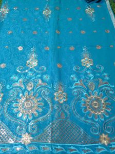 Beautiful Embroidery Work Saree 😍
