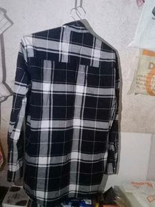 Black and White Chek Multicular Man Shirt