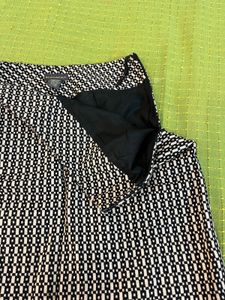 Chic Geometric Print Skirt