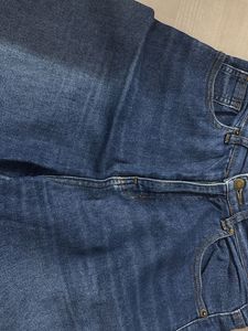Straight Leg Denim Jeans