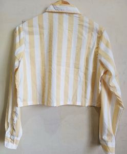 Striped Crop Top Shirt