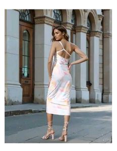 Tie-Dye One Shoulder Dress
