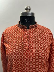 Elegant Orange Kurta