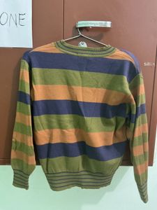 Striped Knit Sweater